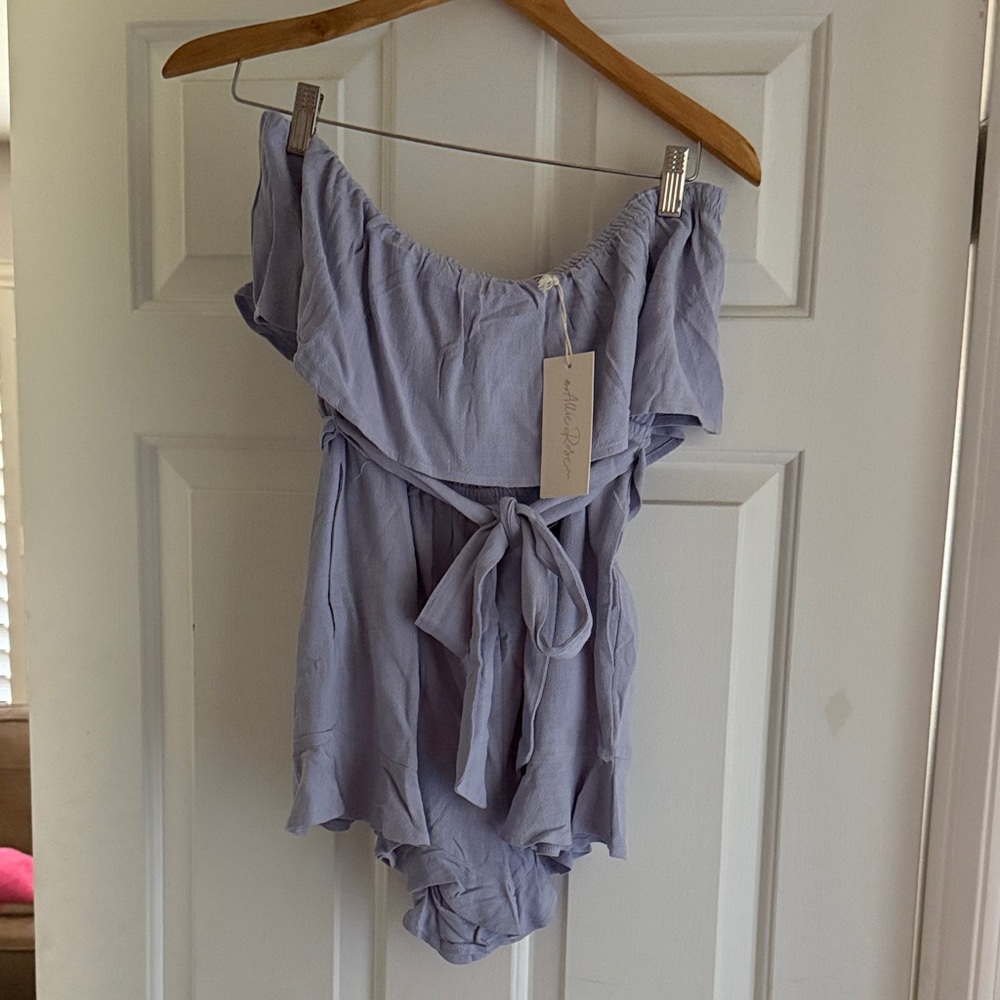 Lavender Sleeveless Romper